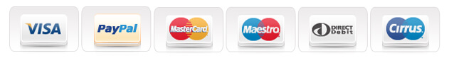 We accept all major credit cards