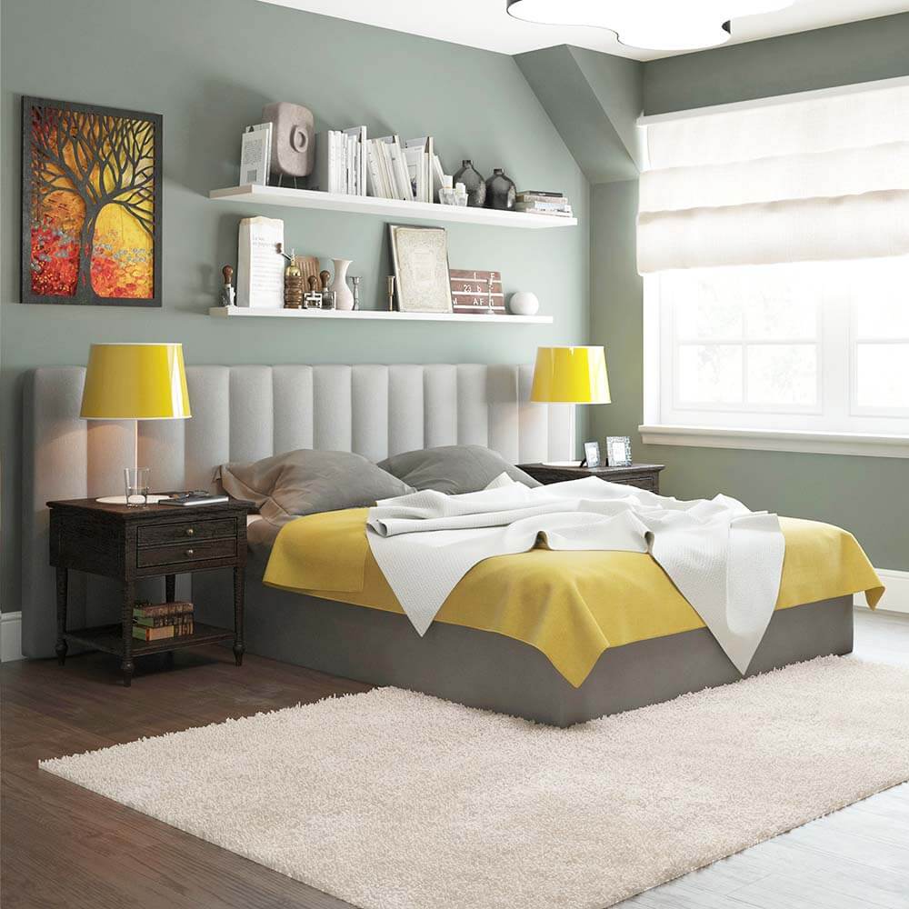 WIDE Headboard Upholstered King Queen Double Bedhead for Bed Frame